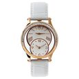 Titan Quartz Analog White Dial Leather Strap Watch for Women - image number 0