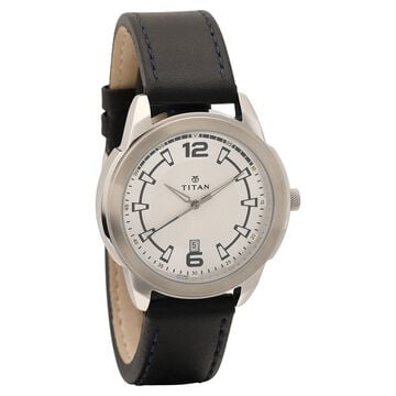 Titan Quartz Analog with Date Silver Dial Watch for Men