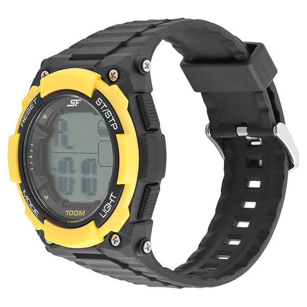 SF Digital Dial Plastic Strap Watch for Men - image number 1