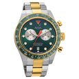 Xylys Aurelius Quartz Chronograph Green Dial Two Tones Stainless Steel Strap Watch For Men - image number 1