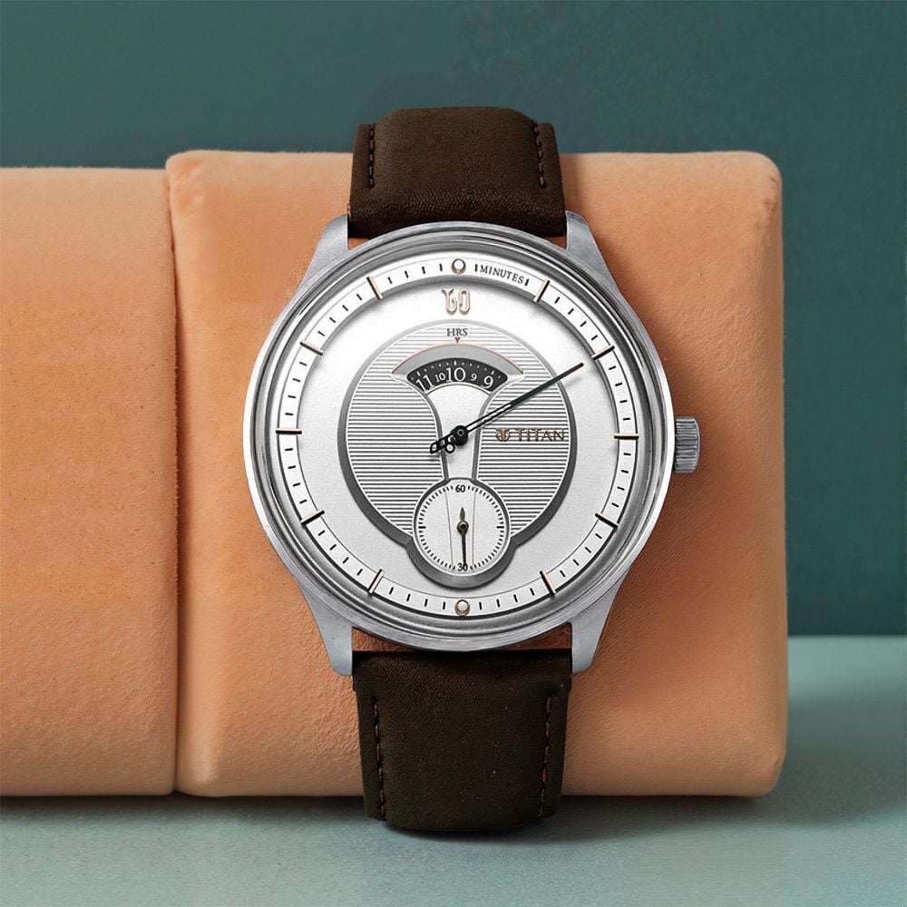 Titan Quartet Silver Dial Analog Stainless Steel Strap watch for Men-image-38