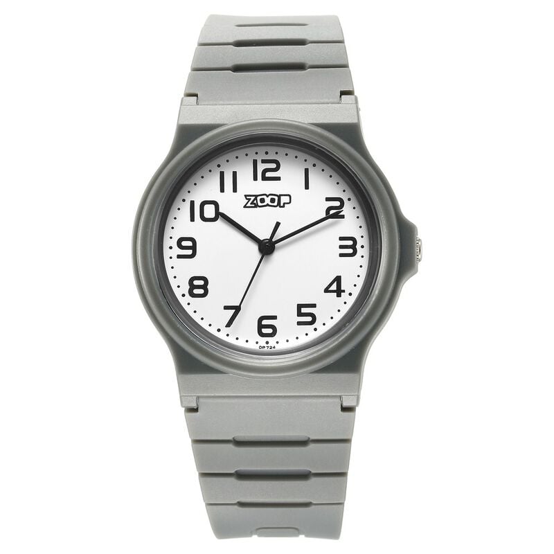 Zoop By Titan Back To School Quartz Analog White Dial Polyurethane Strap Kids Watch