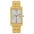 Titan Quartz Analog Silver Dial Leather Strap Watch for Men
