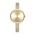 Fastrack Vyb Starlet Quartz Analog Black Dial Metal Strap Watch for Girls