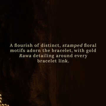 Titan Nebula Ajanta and Ellora 18k Gold Analog with Diamonds Watch for Women