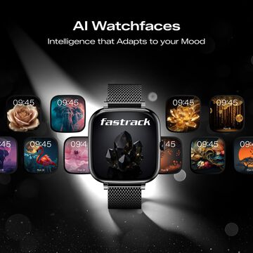 Fastrack Noir Rizz Women Smartwatch with 1.72" inch HD Display, Womens Health, Functional Crown, Additional Silicone Strap