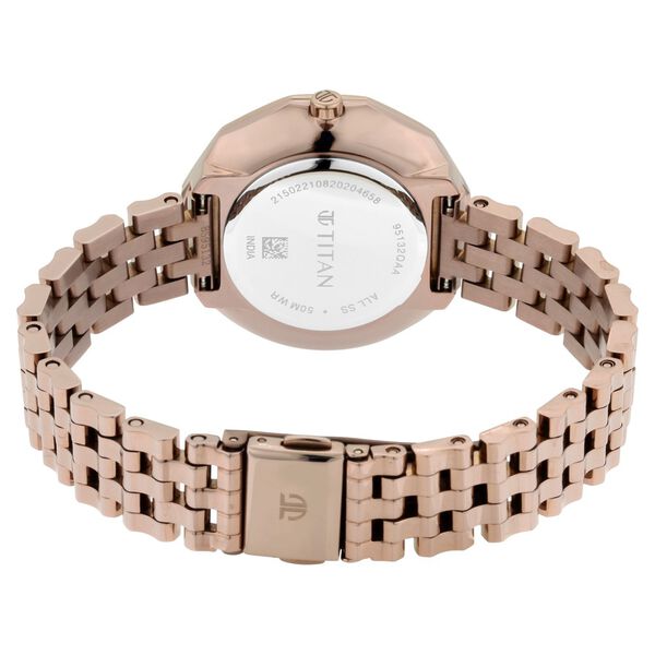 Titan Animalia Multicoloured Dial Quartz Analog Stainless Steel Strap Watch for Women - image number 4