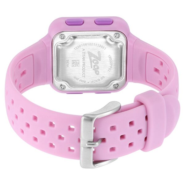 Zoop Digital Watch with Pink Dial & Pink Strap for Girls Kids, from House of Titan - image number 5
