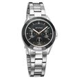 Titan Glamour Quartz Multifunction Black Dial Silver Stainless Steel Strap Watch For Women - image number 1