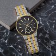 Titan Regalia Opulent Multifunction Black Round Dial Two Toned Stainless Steel Strap Watch For Men - image number 0