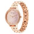 Glitz Rose Gold Dial Stainless Steel Strap Watch for Women - image number 2