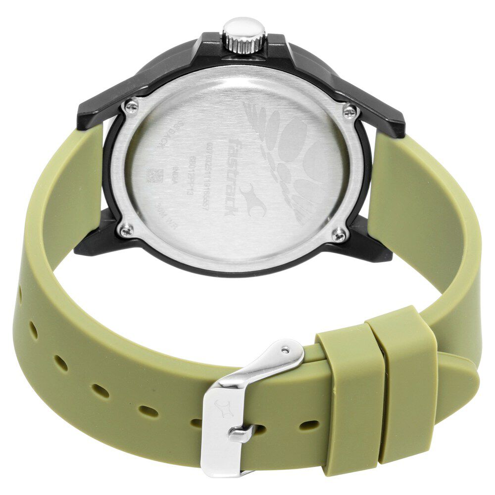 Fastrack watch cheap green dial