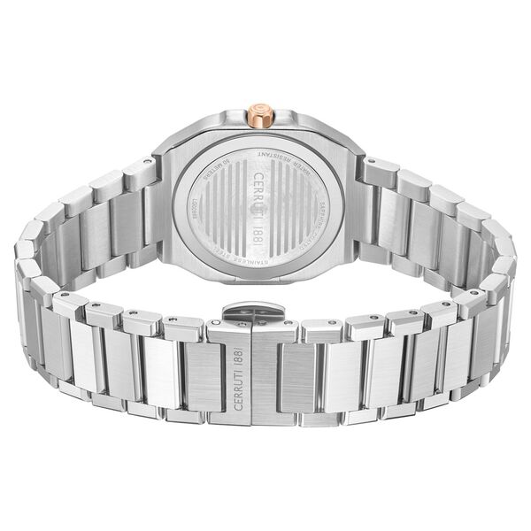 Cerruti 1881 Quartz Analog Silver Dial Silver Colour Stainless Steel Strap Watch For Women - image number 2