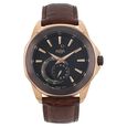 Xylys Swiss Analog Black Leather Strap and Bicolour Dial Watch For Men