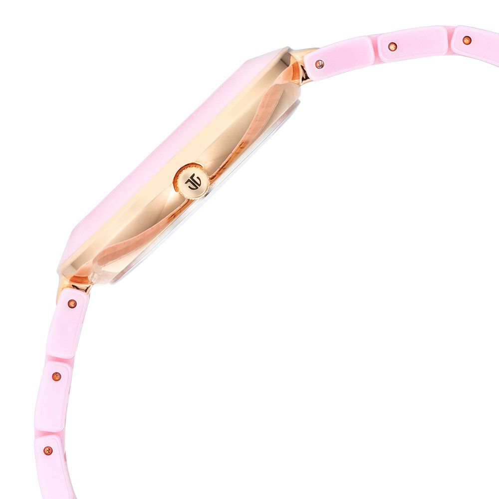 Buy Online Titan Purple CeramicsPink Dial Analog Ceramic Strap
