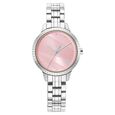 Fastrack Stunners Quartz Analog Pink Dial Metal Strap Watch for Girls - image number 2