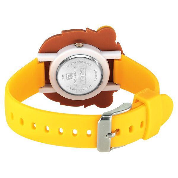 Zoop By Titan Friends from Nature Quartz Analog Yellow Dial Polyurethane Strap Watch for Kids - image number 4