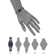 Anne Klein Quartz Analog Blue Dial Stainless Steel Strap Watch for Women - image number 3