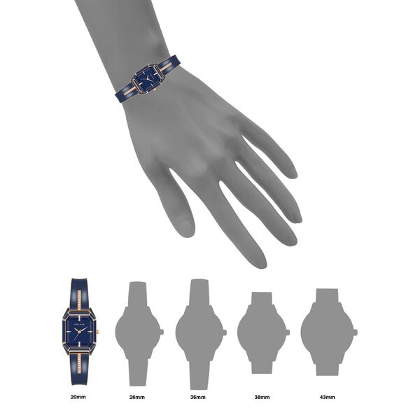 Anne Klein Quartz Analog Blue Dial Stainless Steel Strap Watch for Women - image number 3
