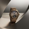 Titan Astral Concealed Automatic Analog with Silver White Dial Carnation Gold Stainless Steel Strap Watch for Men