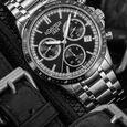 Roamer Mercury Chrono Quartz Chronograph With Date Black Dial Silver Stainless Steel Strap Watch For Men - image number 0