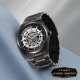 Titan Nexus Skeletal Automatic Analog with Brown Dial Brown Stainless Steel Strap Watch for Men