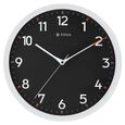 Titan Contemporary Black Wall Clock with Silent Sweep Technology - 30 cm x 30 cm (Medium) - image number 1