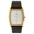 Titan Edge Quartz Analog White Dial Leather Strap Watch for Men - image number 0