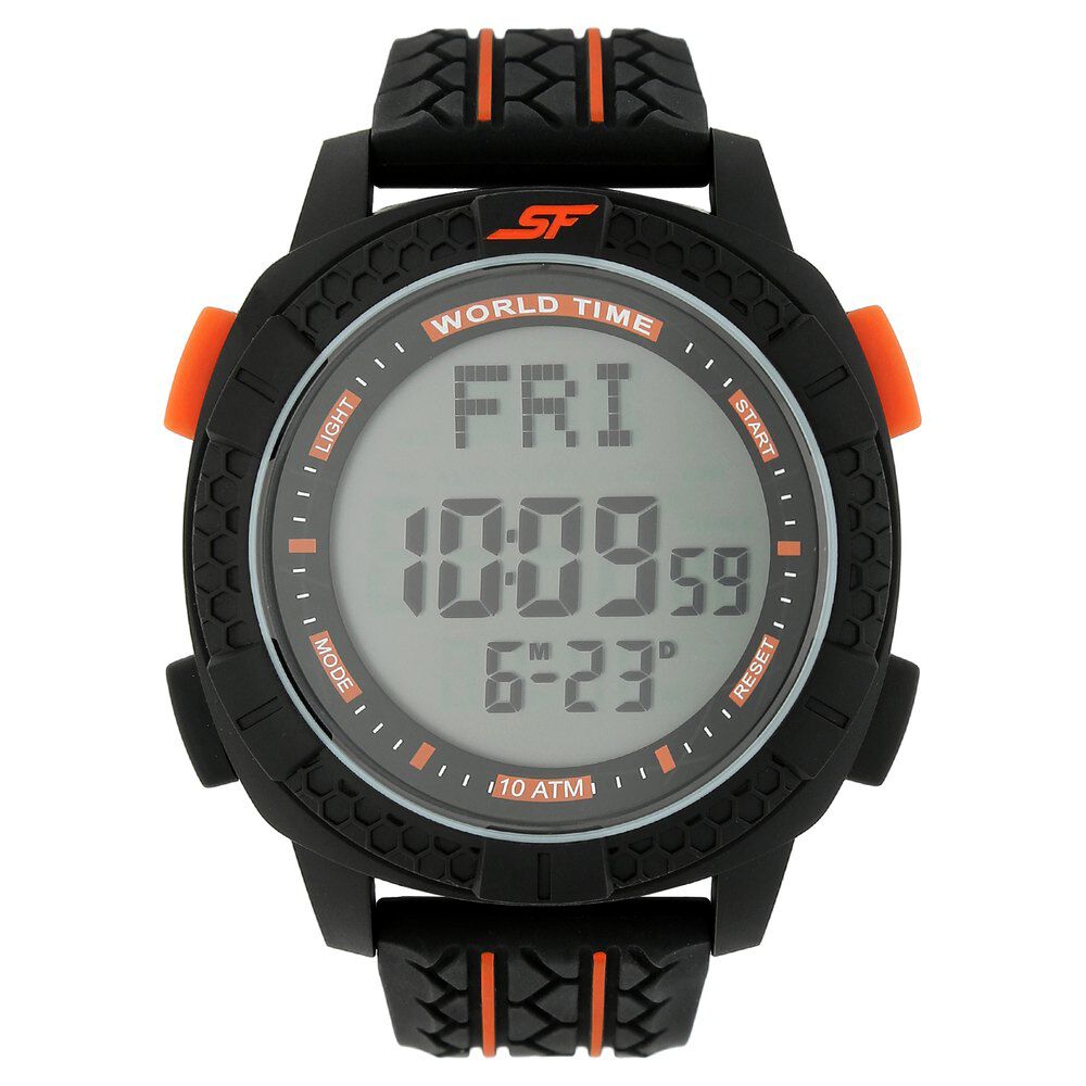 Buy Online SF Carbon Series Digital Dial Unisex Watch With Plastic