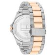 Tommy Hilfiger Quartz Analog Black Dial Two Toned Stainless Steel Strap Watch For Men - image number 2