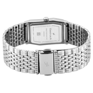 Fastrack Oceanyx 2.0 Analog Watch for Women with Silver Dial & Silver Metal Strap