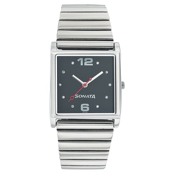 Sonata Quartz Analog White Dial Metal Strap Watch for Women - image number 0
