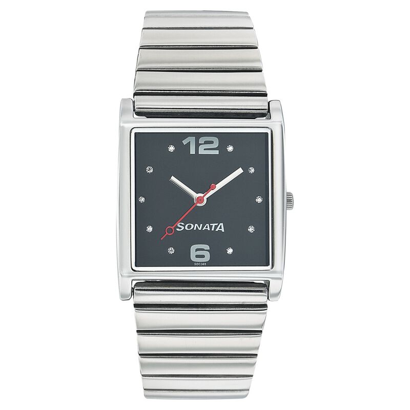 Sonata Quartz Analog White Dial Metal Strap Watch for Women
