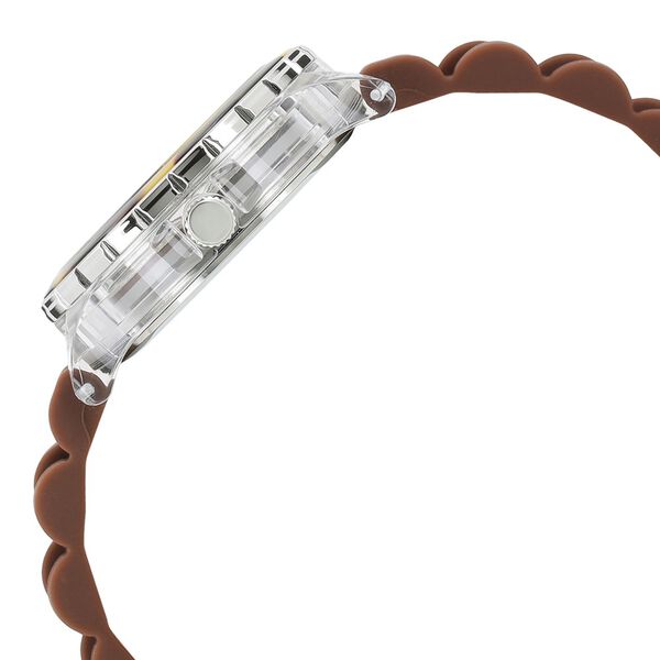 Fastrack Trendies Quartz Analog Brown Dial Silicone Strap Watch for Girls - image number 2