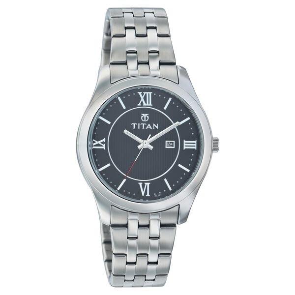 Titan Quartz Analog with Date Black Dial Watch for Men - image number 0