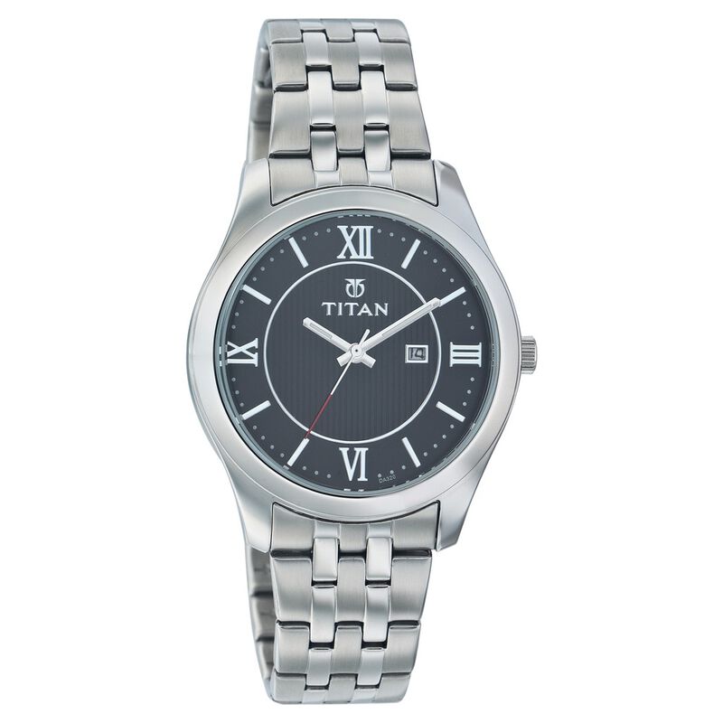 Titan Quartz Analog with Date Black Dial Watch for Men