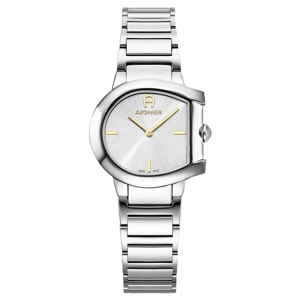 Aigner Quartz Analog Silver Dial Silver Stainless Steel Strap Watch For Women - image number 0