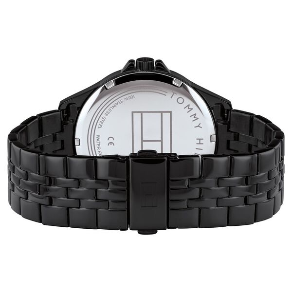Tommy Hilfiger Quartz Multifunction Black Dial Stainless Steel Strap Watch for Men - image number 2