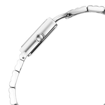 Titan Metro Quartz Analog Blue Dial Stainless Steel Strap Watch For Women