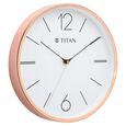 Titan Metallic Wall Clock White Dial Silent Sweep Technology with size 30 cm x 30 cm (Medium) - image number 2