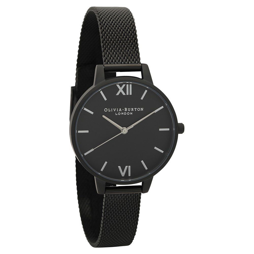 Buy Online Olivia Burton Quartz Analog Black Dial Stainless Steel Strap Watch for Women ncob16ad51w Titan