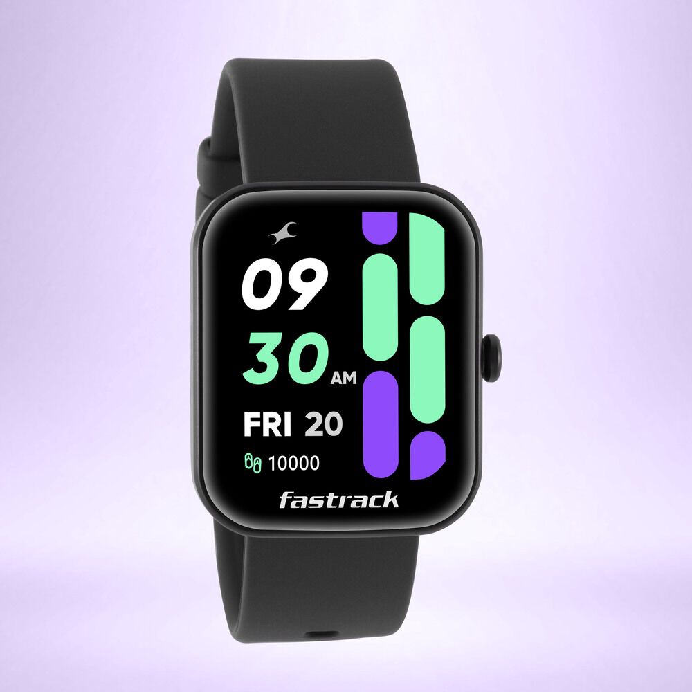 Fastrack reflex smartwatch black band 2025