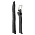 22 mm Black Genuine Leather Straps for Men - image number 2