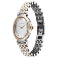 Titan Aura Quartz Analog Silver Dial With Two Toned Stainless Steel Strap Watch For Women - image number 2