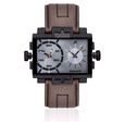 Fastrack Quartz Analog Black Dial Leather Strap Watch for Guys