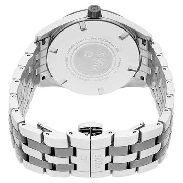 Xylys Quartz Analog with Date Grey Round Dial Two Toned Stainless Steel Strap Watch For Men