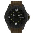 Fastrack Light Weight Quartz Analog Blue Dial Silicone Strap Watch for Guys