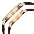 Titan Bandhan Eternal Pair Analog with Date and Maroon Dial Maroon Leather Strap Watch for Couples - image number 3