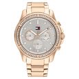 Tommy Hilfiger Multifunction Grey Dial Stainless Steel Strap Watch for Women - image number 0
