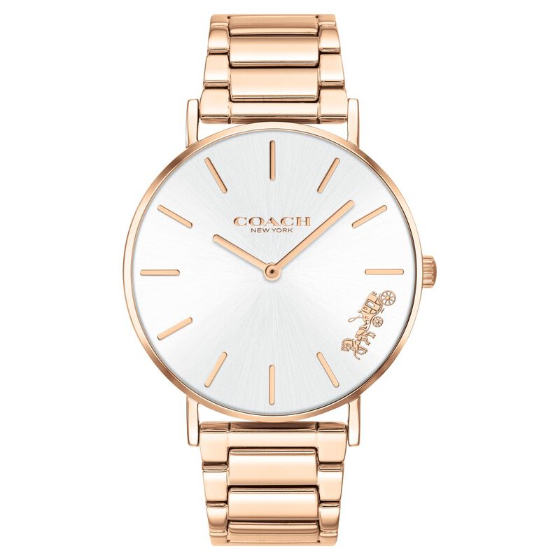 Coach Glitz Blue Dial Silver Steel Strap Watch for Women - 14502693 main image 0